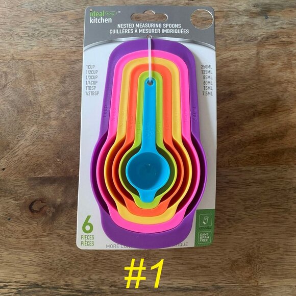 5/$20 NEW Colorful Nested Measuring Cups Set #1 - Picture 2 of 5